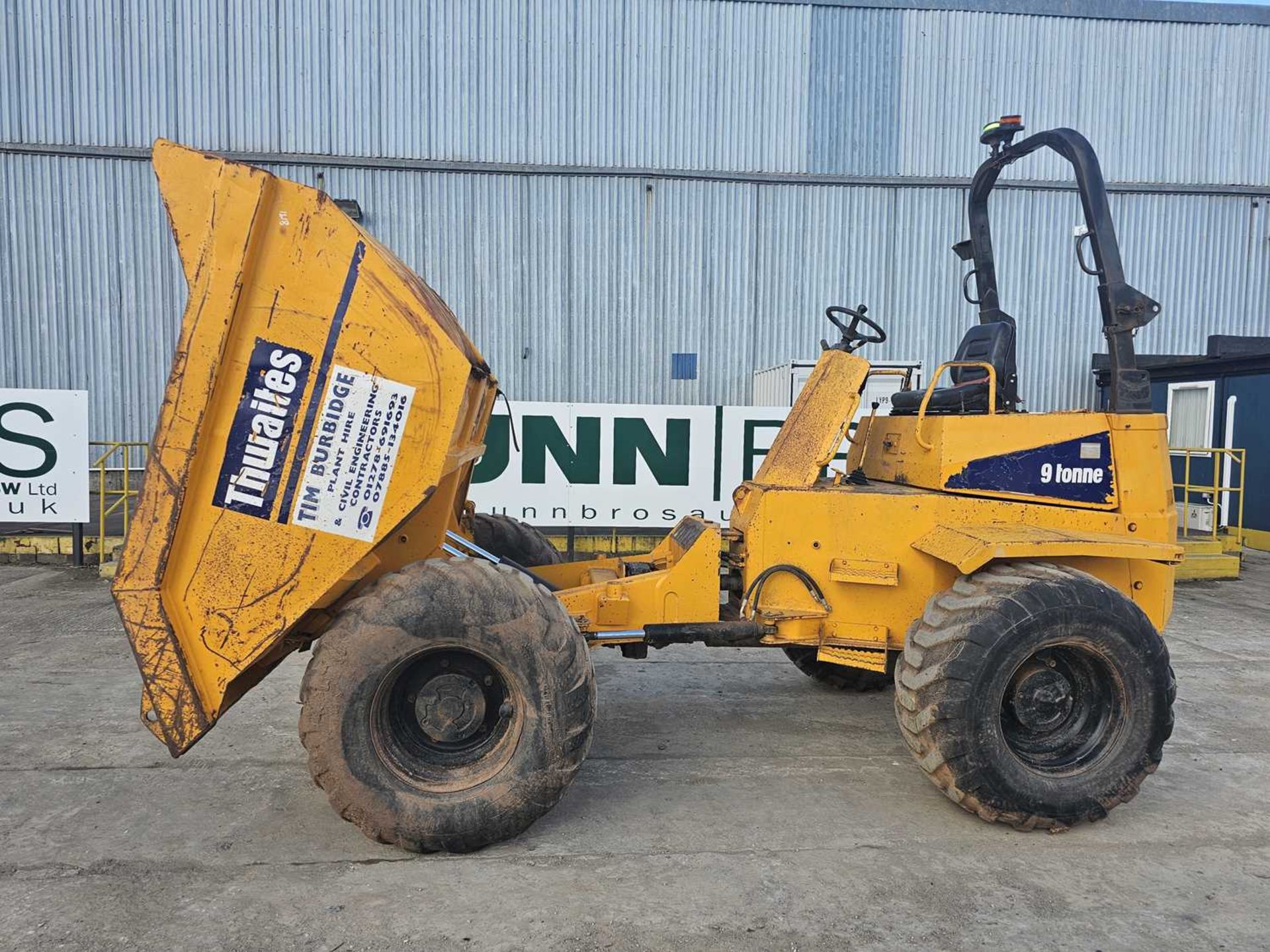 2005 Thwaites 9 Ton Dumper, Folding Roll Bar - Image 2 of 24