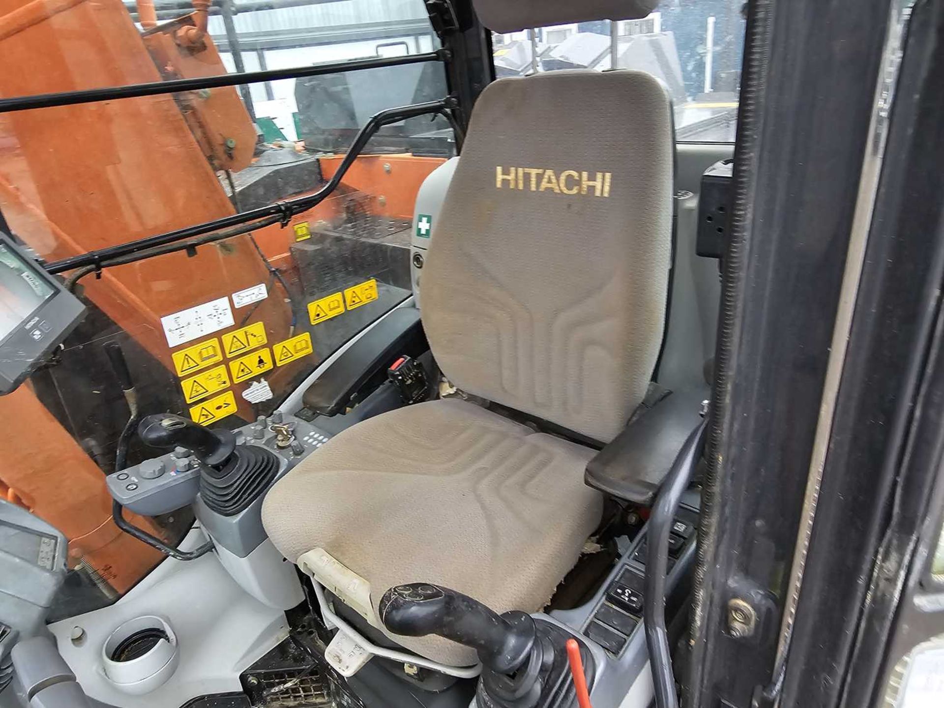 2019 Hitachi ZX135US-6 700mm Steel Tracks, Blade, CV, Hill Hydraulic QH, Piped, Reverse & Blind Spot - Image 26 of 34