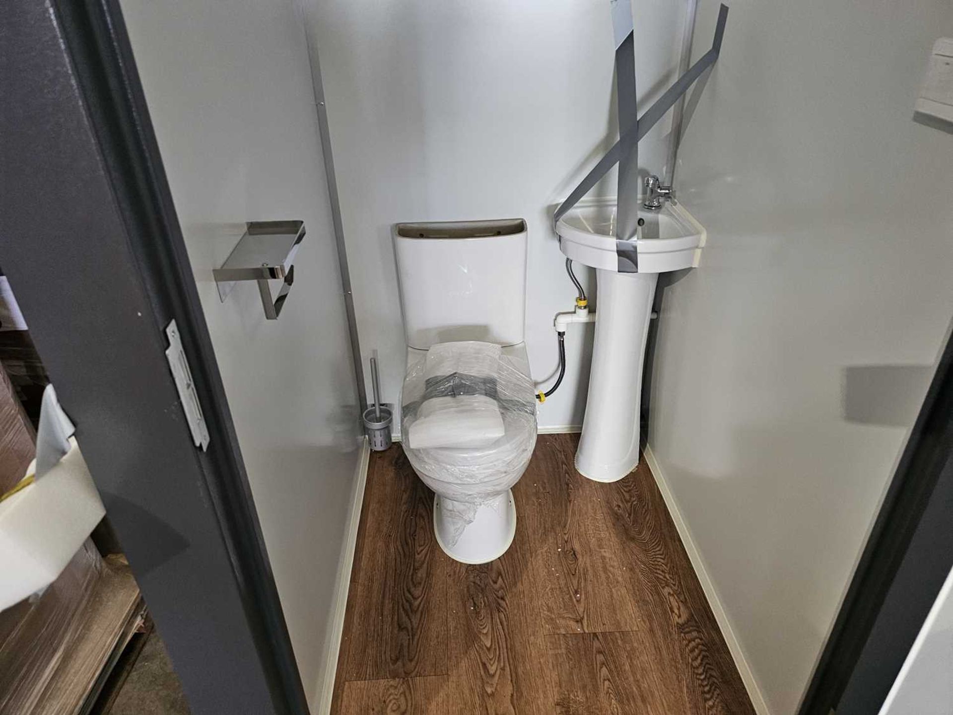Unused Double Toilet Block - Image 6 of 9