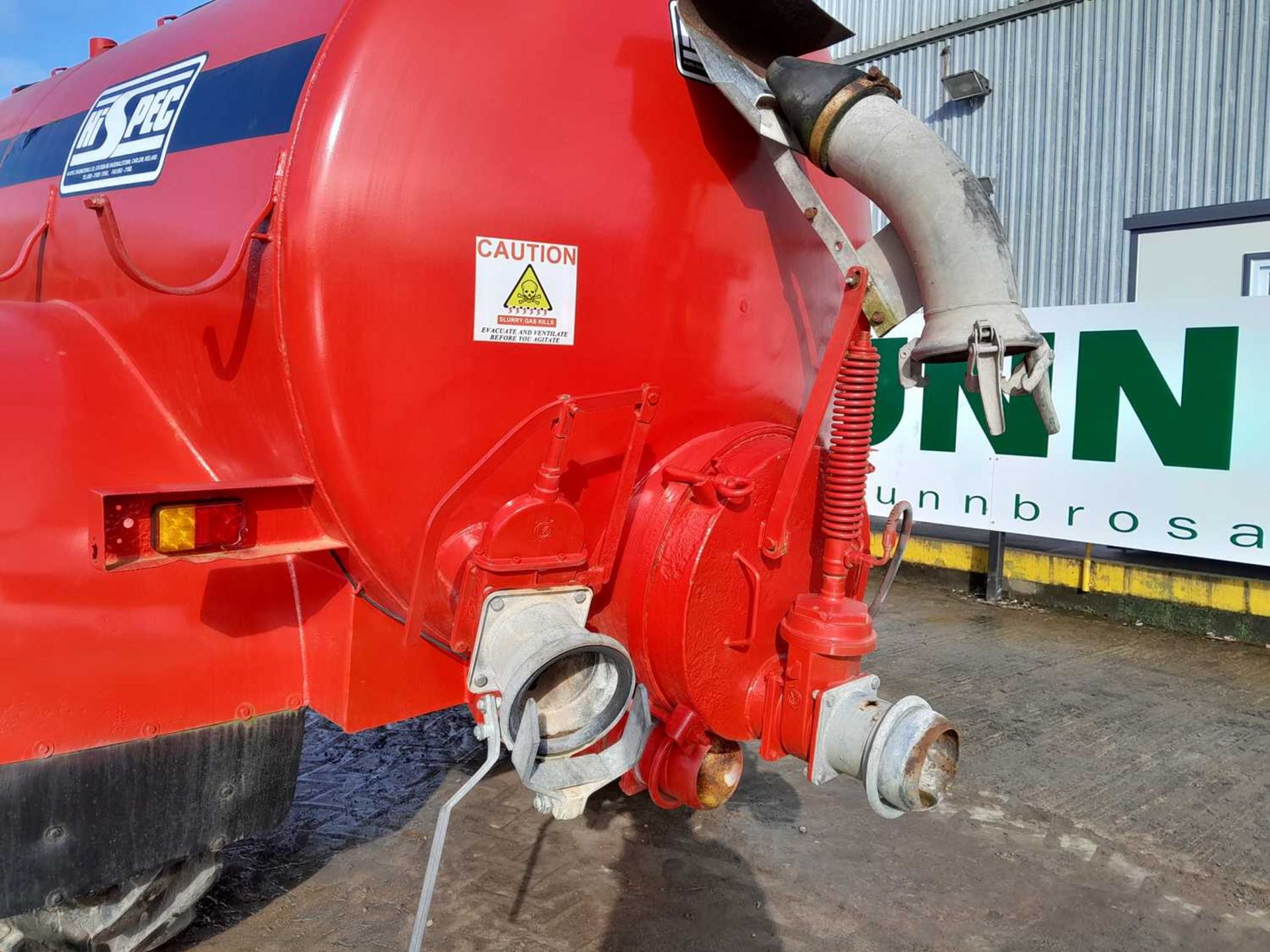 Hi Spec 2000 Gallon Single Axle PTO Driven Slurry Tanker, Sprung Draw Bar, Top Fill - Image 13 of 17