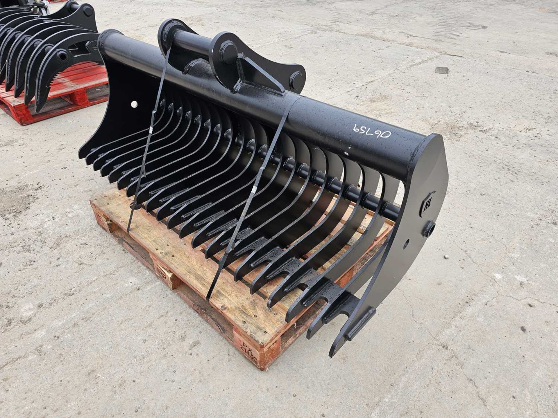 Unused 2024 Hardlife 100-RA-1800(NM400) 72" Lanscape Rake 65mm Pin to suit 13 Ton Excavator