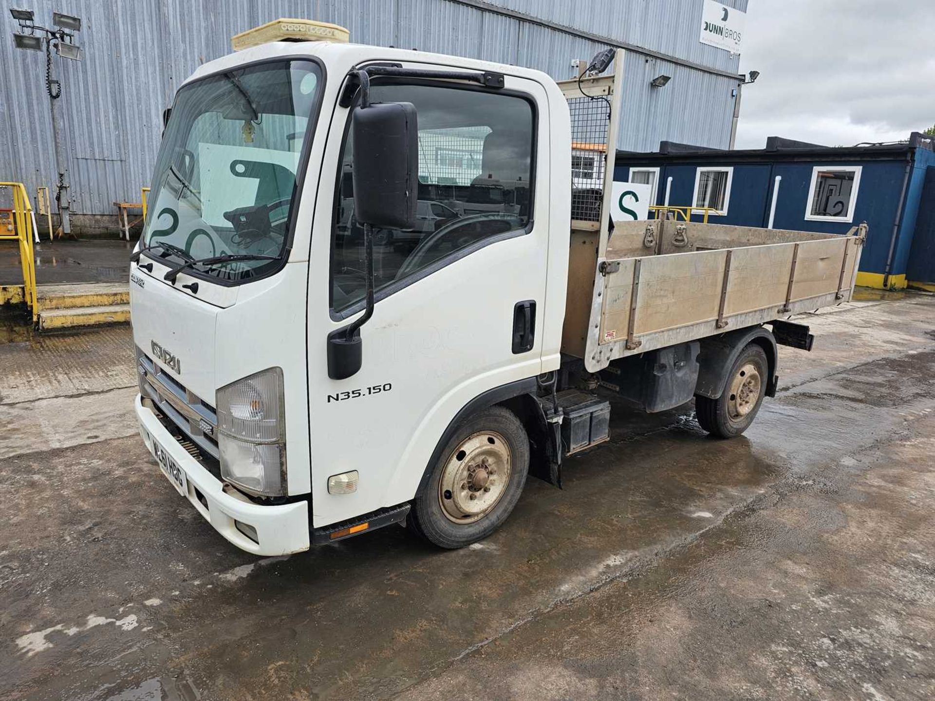 Isuzu N35.150 4x2 Drop Side Tipper Lorry, Reverse Camera, Fixed Tarp, Manual Gear Box, (Reg. Docs. A