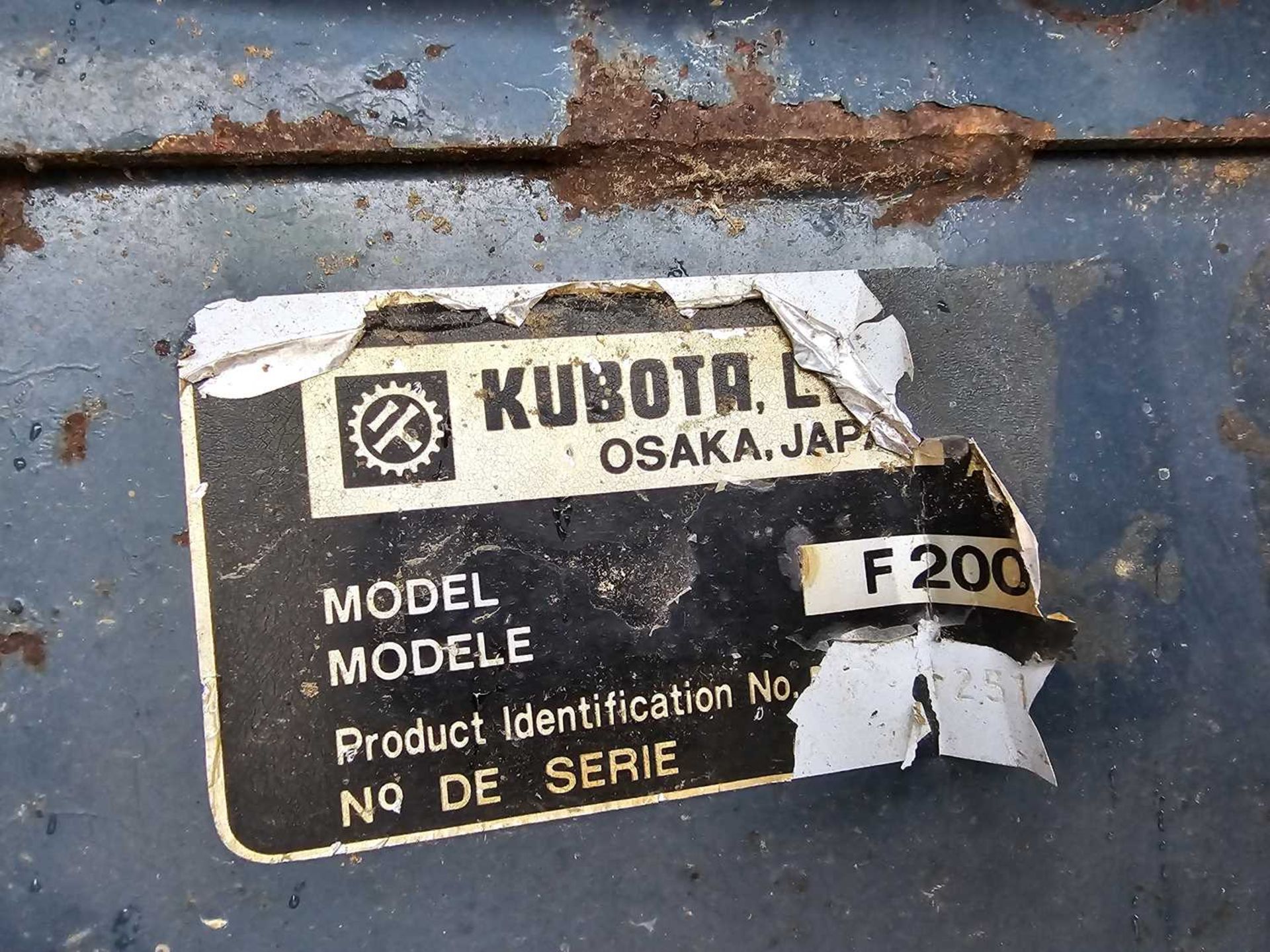 Kubota F2000 4WD Diesel Ride on Lawnmower (No Cutting Deck) - Image 20 of 20