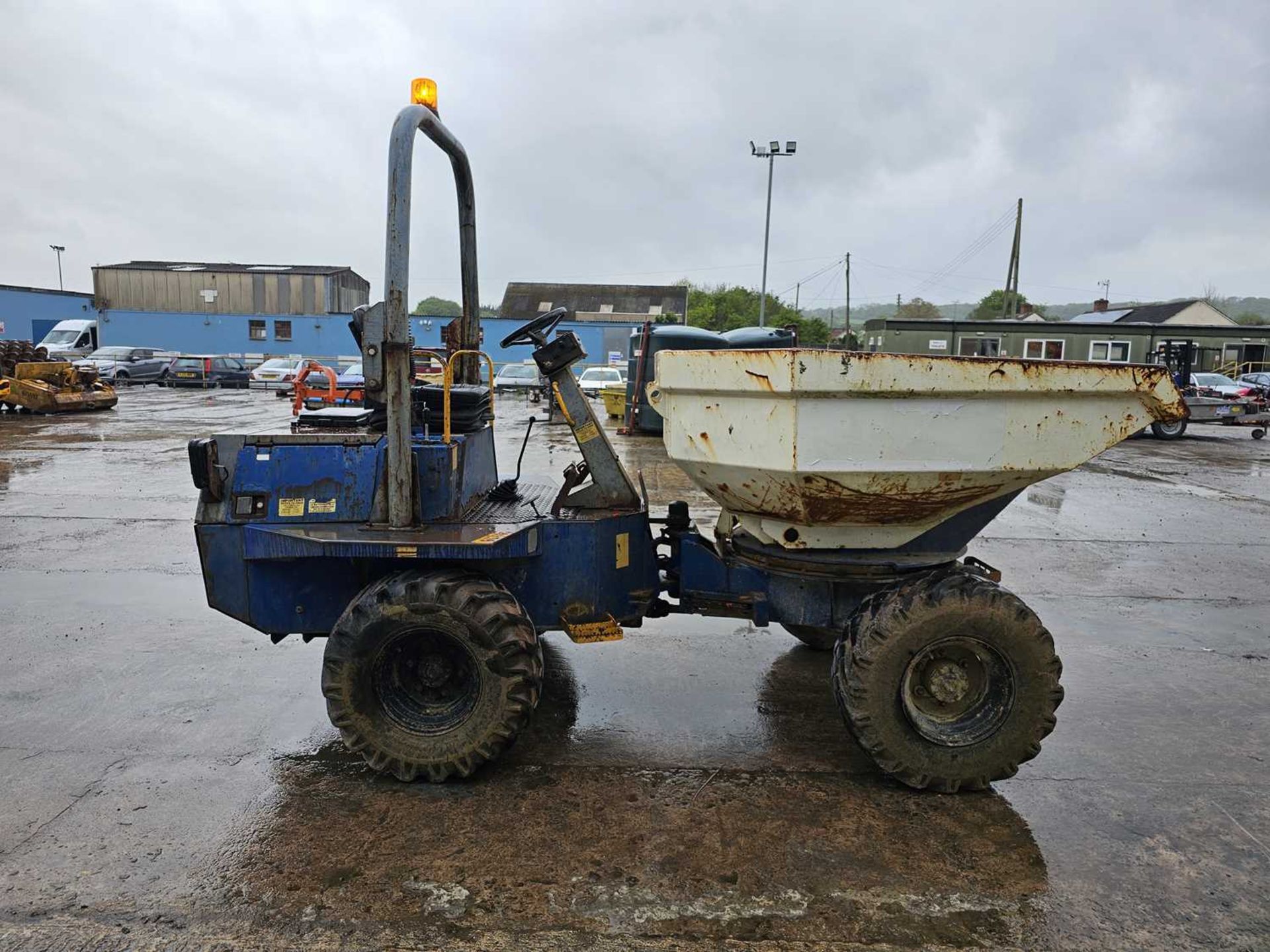 2006 Benford 3 Ton Swivel Skip Dumper, Roll Bar - Image 7 of 23