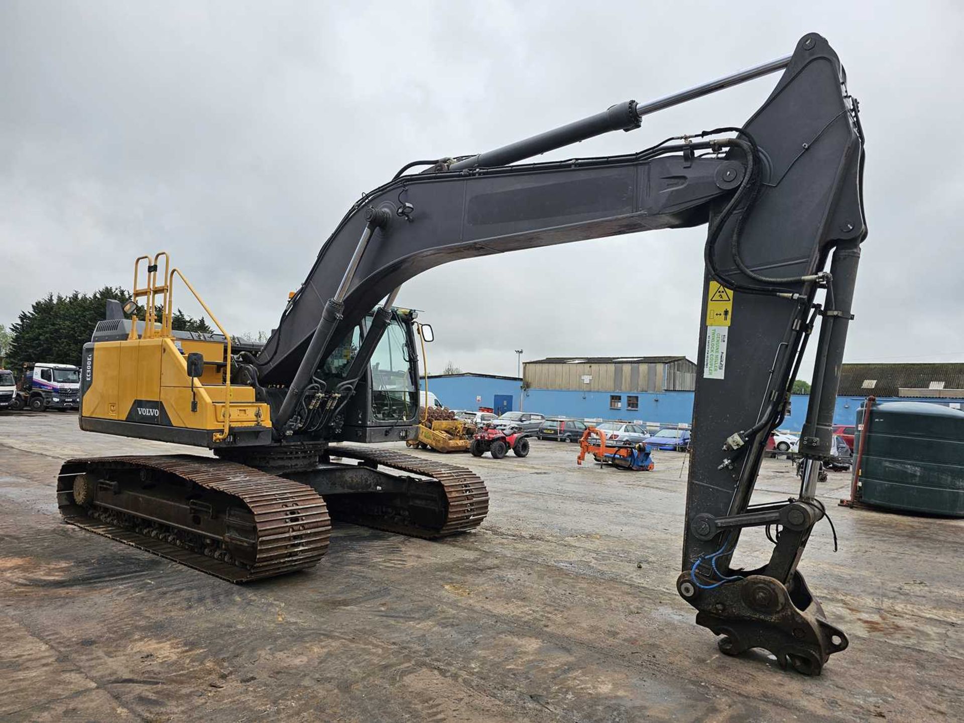 2015 Volvo EC300EL 800mm Steel Tracks, CV, Miller Hydraulic QH, Piped, Auto Lube, Reverse Camera, A/ - Bild 7 aus 32