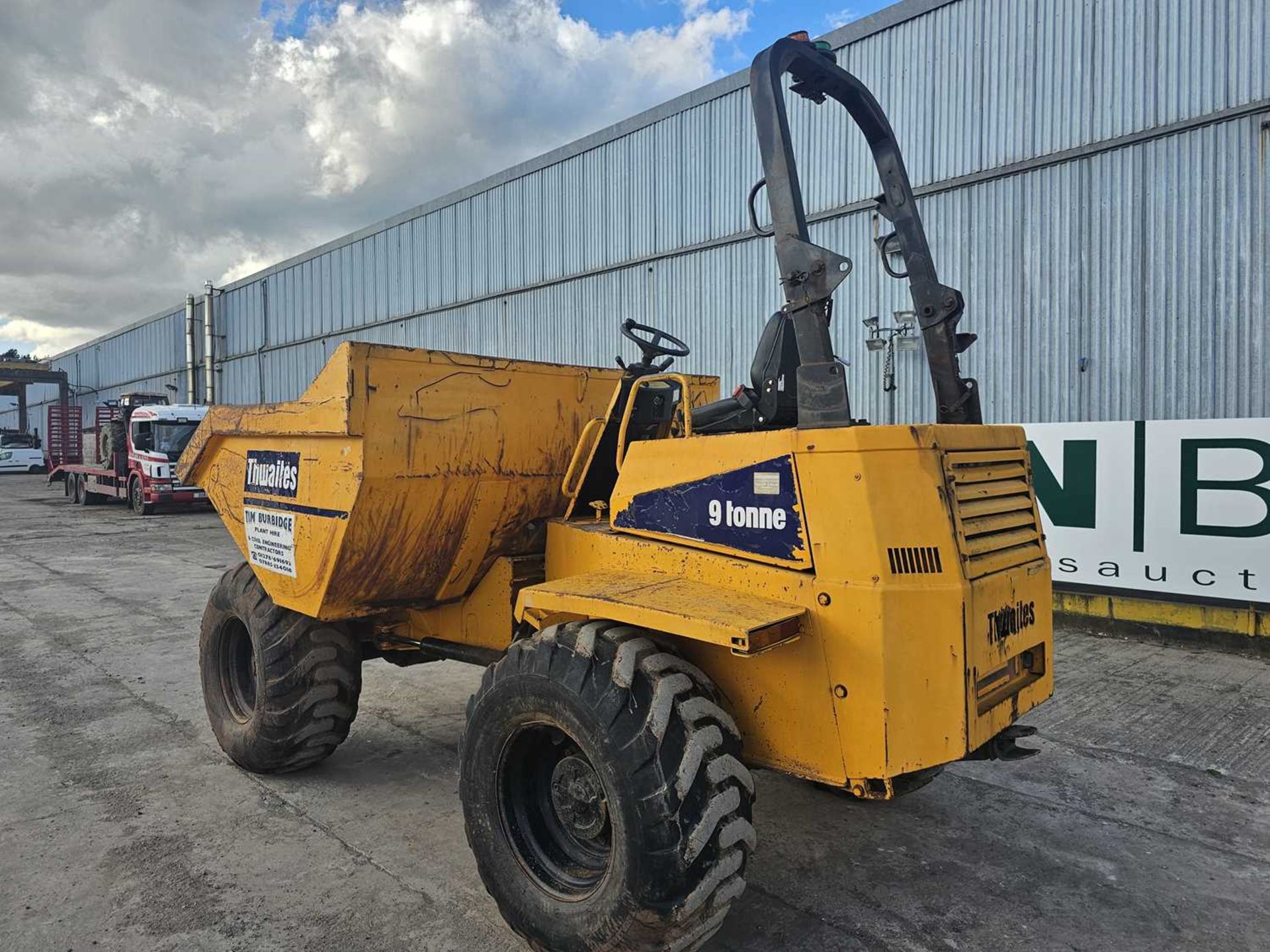 2005 Thwaites 9 Ton Dumper, Folding Roll Bar - Image 4 of 24