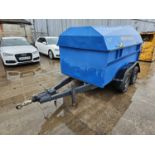 Western 2000 Litre Twin Axle Bunded Fuel Bowser, Manual Pump