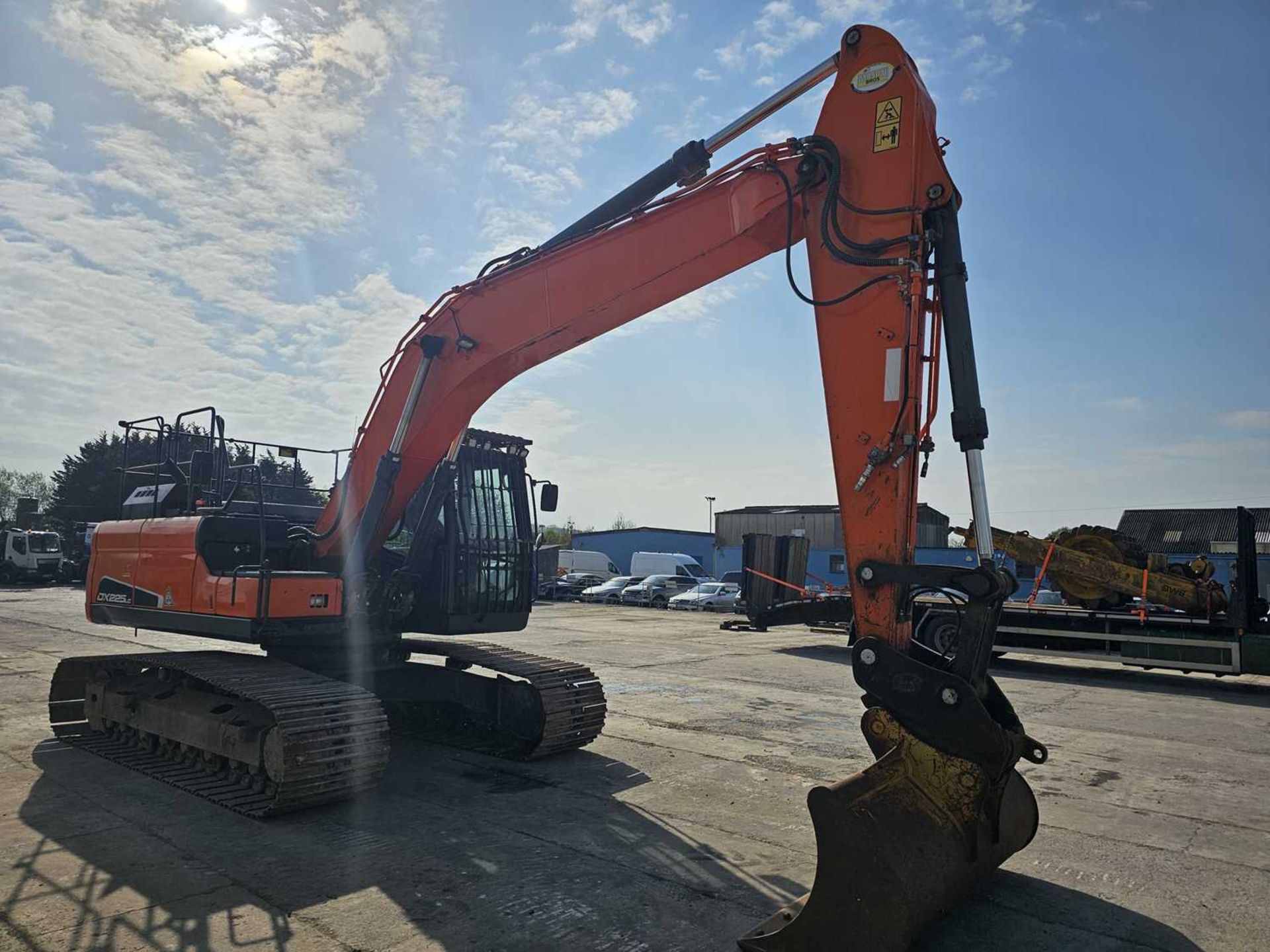 2018 Doosan DX225LC-5 800mm Pads, CV, Geith Hydraulic QH, Piped, Aux. Piping, Demo Cage, Reverse Cam - Image 7 of 34