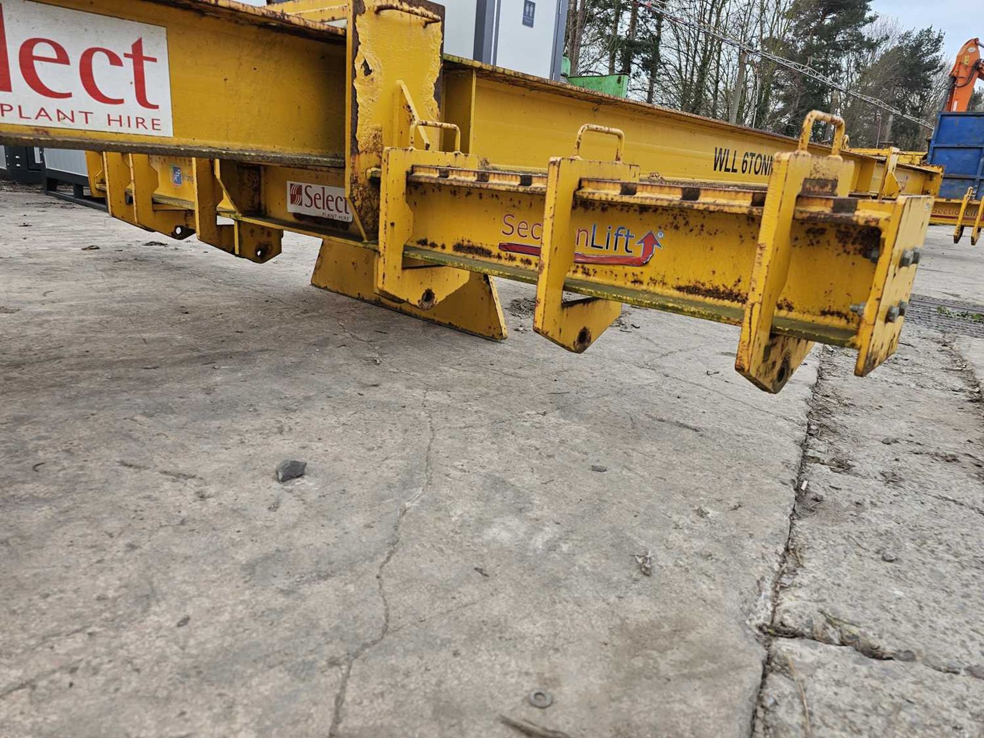 2018 Section Lift 9.7m x 2.5m Adjustable 6 Ton Spreader Beam - Image 6 of 7
