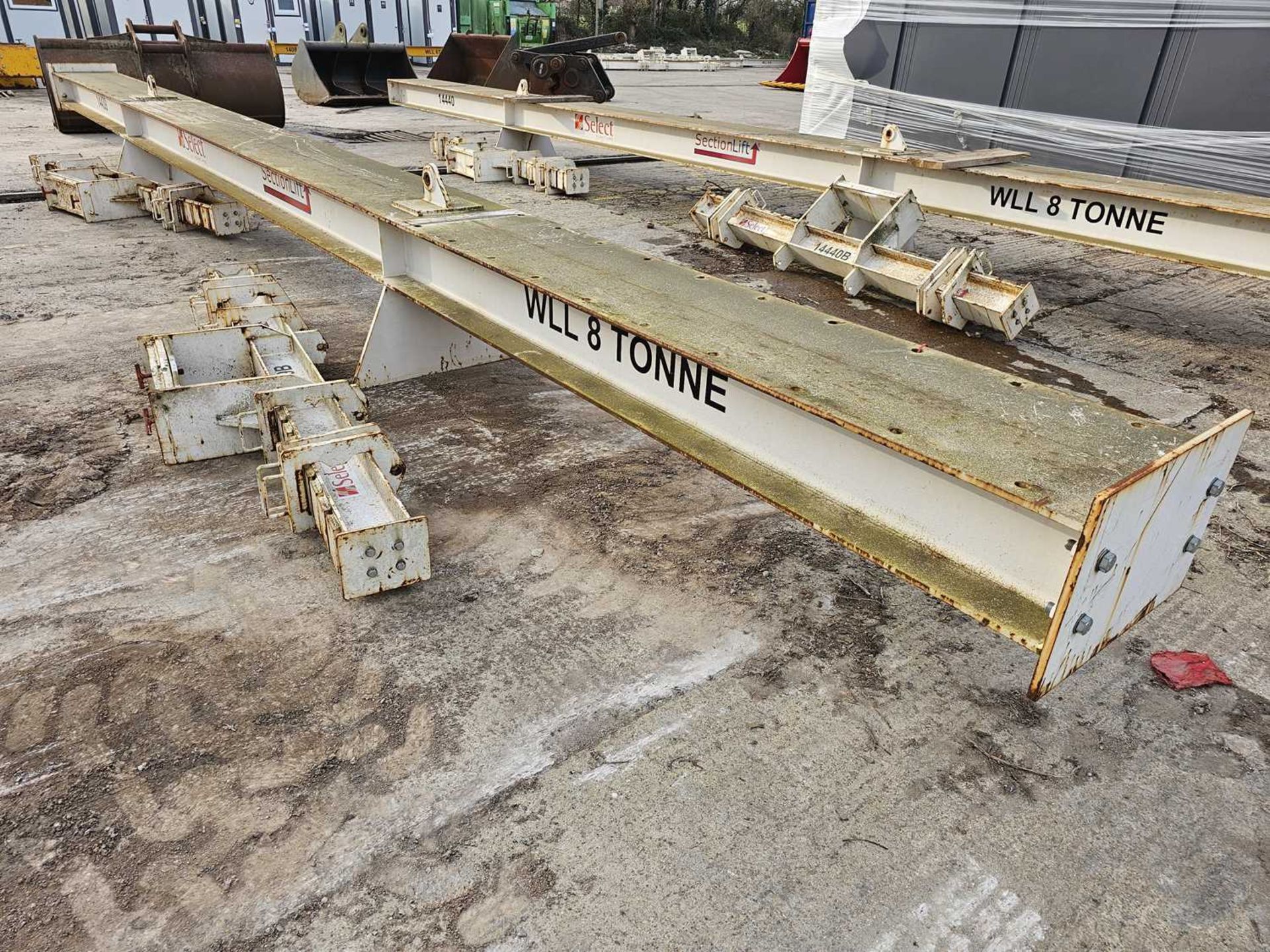 2019 Section Lift 10.65m x 2.5m Adjustable 8 Ton Spreader Beam - Image 3 of 7