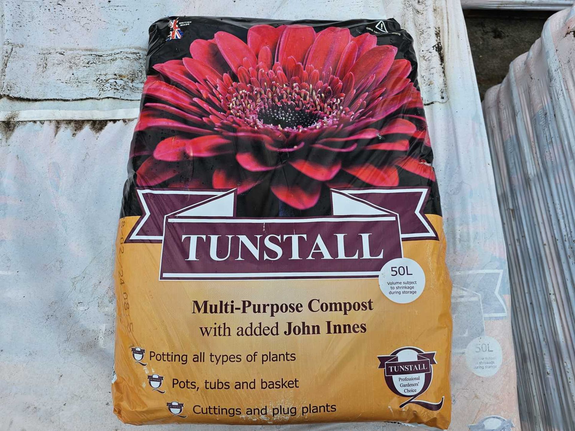 Pallet of Tunstall 50L Multi-Purpose Compost with added John Innes (50 Bags)