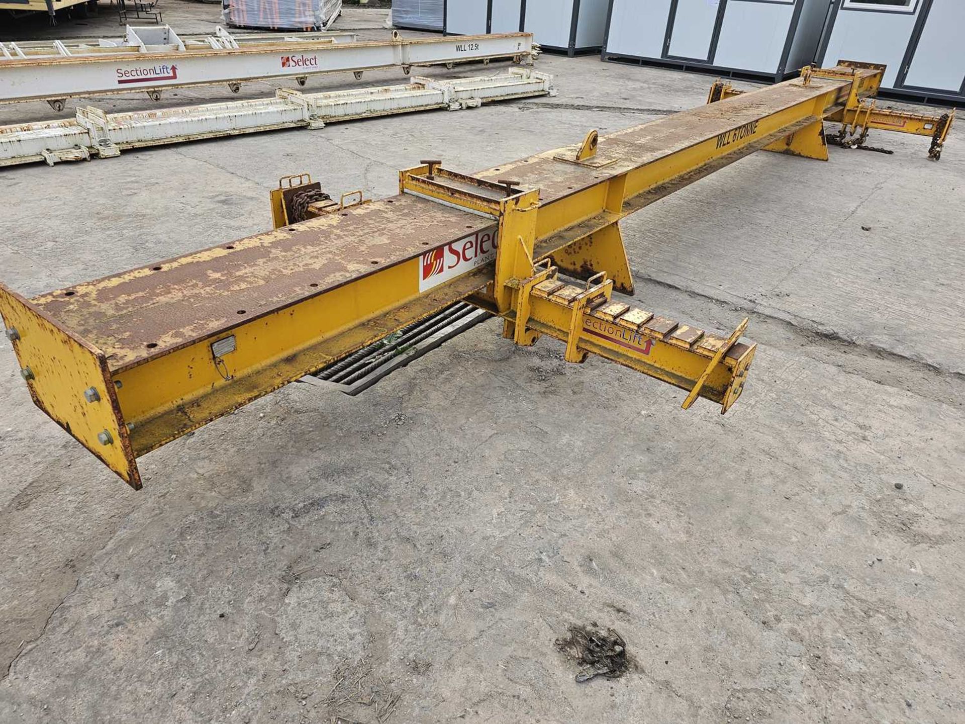 2018 Section Lift 9.7m x 2.5m Adjustable 6 Ton Spreader Beam - Image 2 of 7