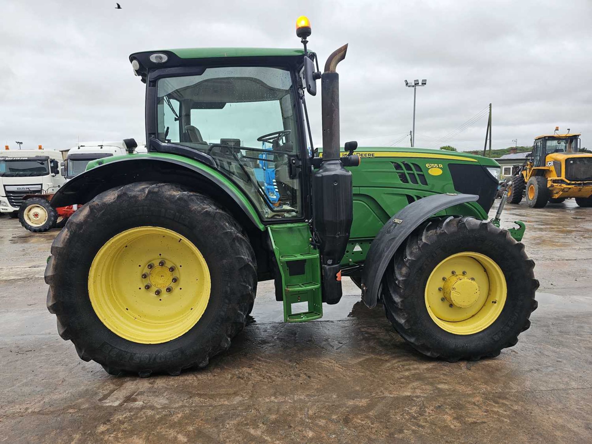 John Deere 6155R, 4WD Tractor, Front Linkage, TLS, Isobus, Air Brakes, 3 Electric Spools, Push Out H - Image 6 of 27