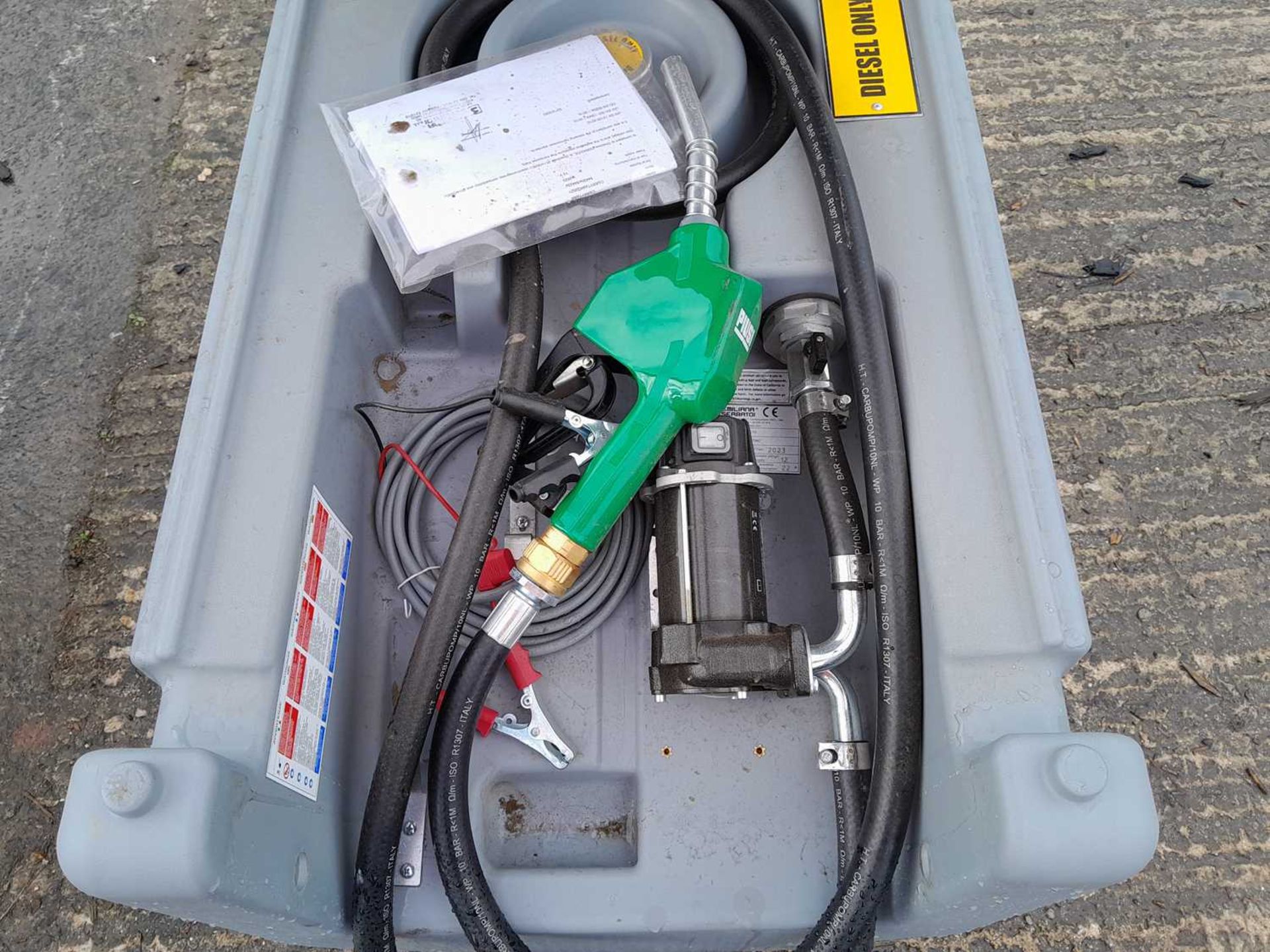 Unused 2023 Emiliana Serbatoi 220Z1 220 Litre Static Plastic Carry Tank , 12 Volt Pump - Image 6 of 8