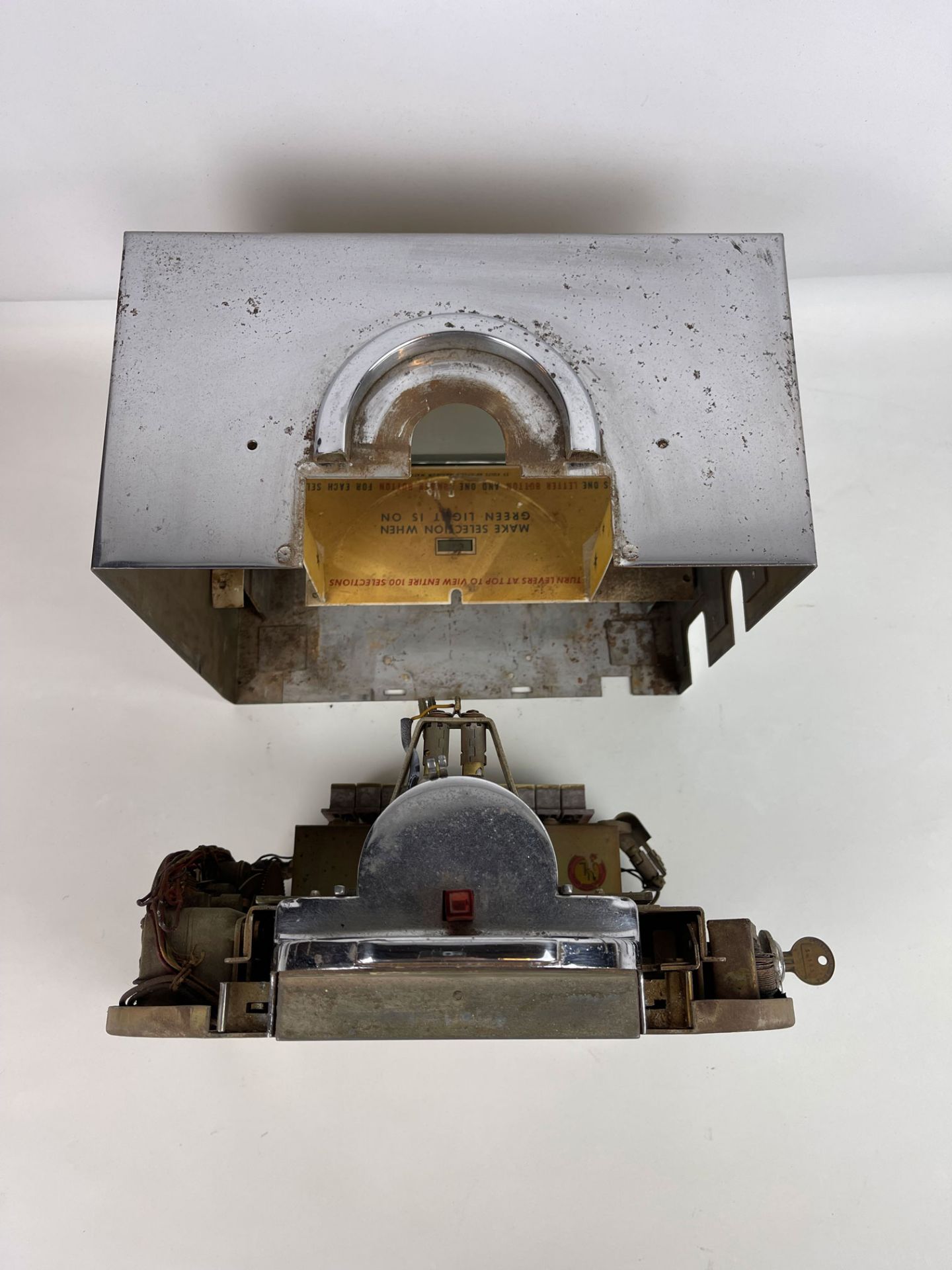 1962-1967 Seeburg Wallbox Model 3W1 with Aftermarket Front Cover - Image 11 of 12