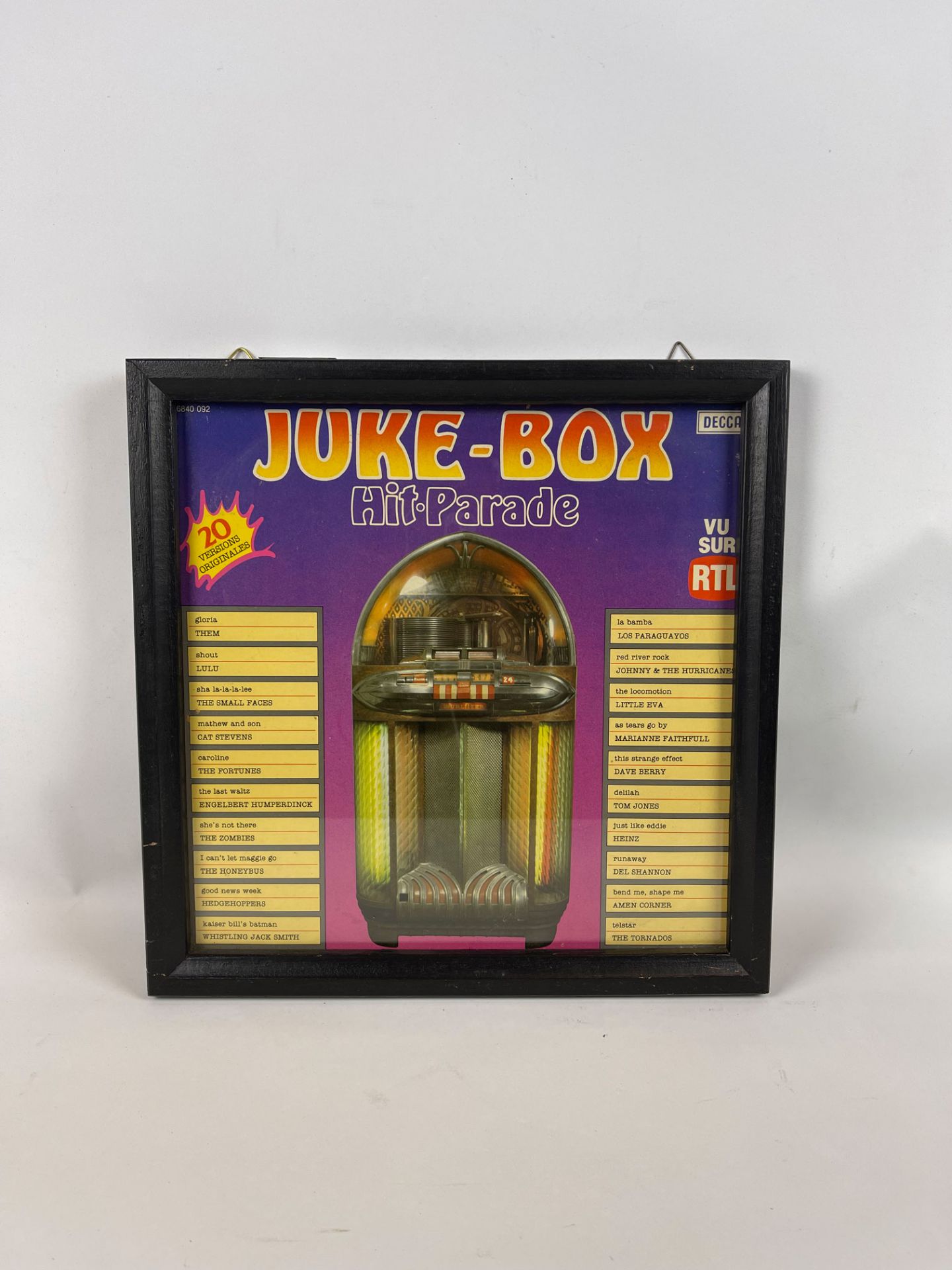 Framed Juke-Box Hit Parade Record Cover - Image 2 of 3