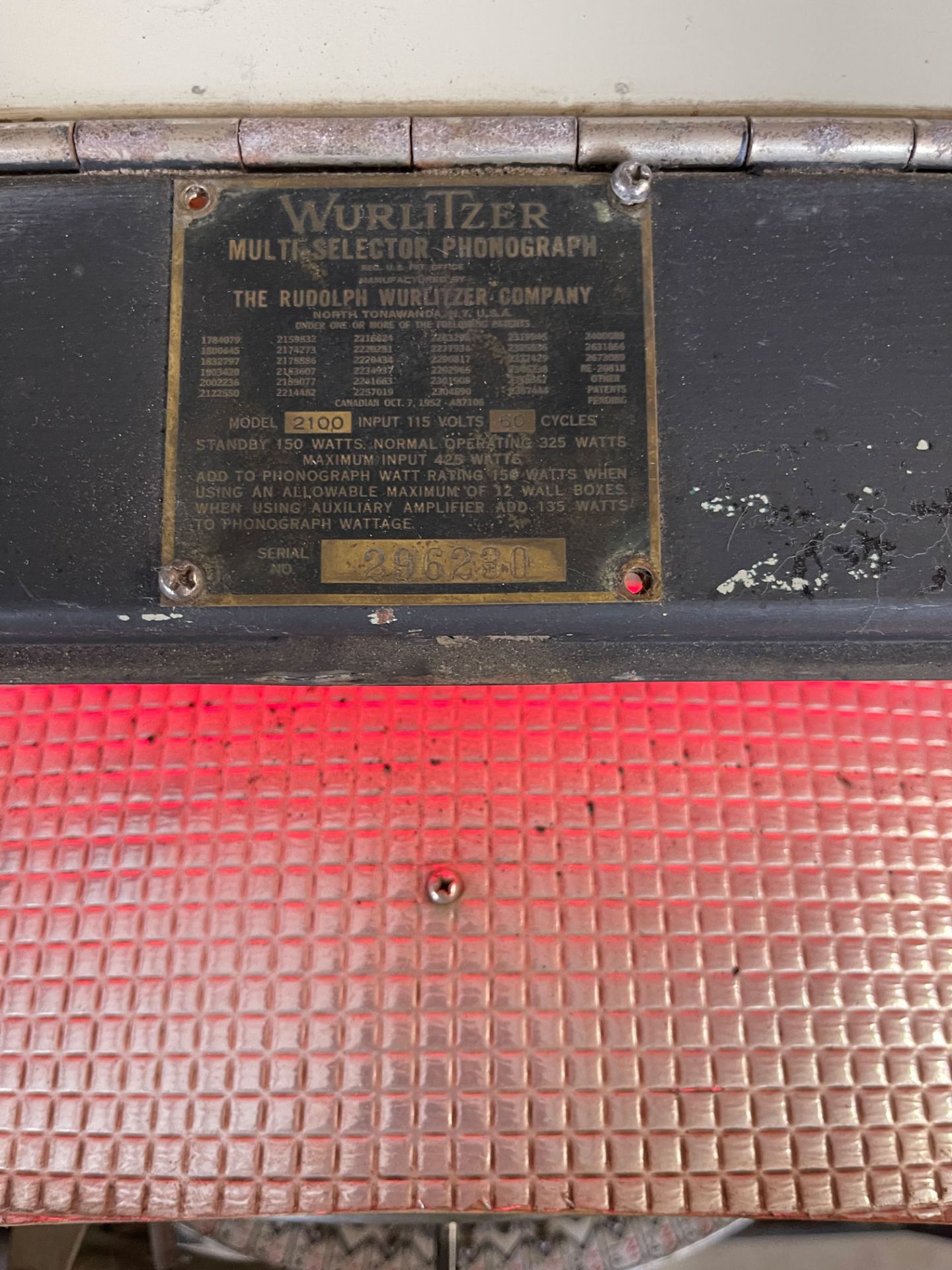 1957 Wurlitzer 2100 Jukebox - Bild 13 aus 16