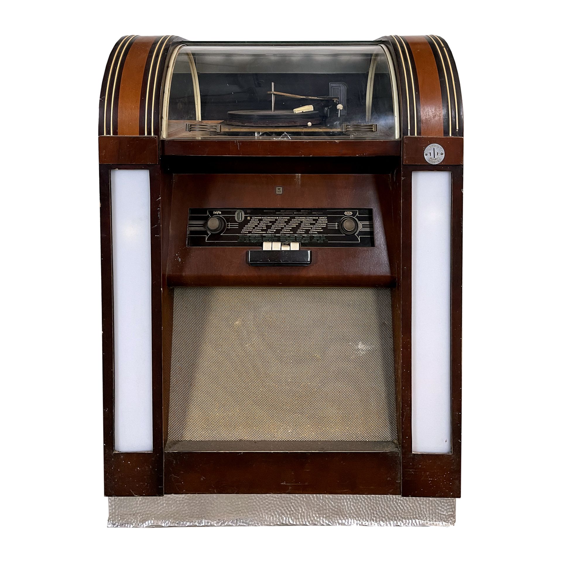 1953 Telfa Belgian Coin-Op Radio & Record Player