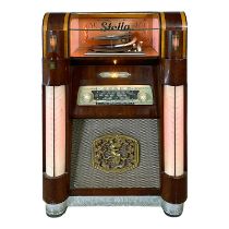 1954 Belgian Stella 531 Coin-Op Record Player with Built-In Radio