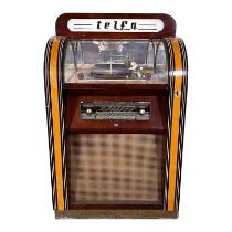 1954 Telfa Belgian Magic Music F.S. Coin-Op Radio & Record Player