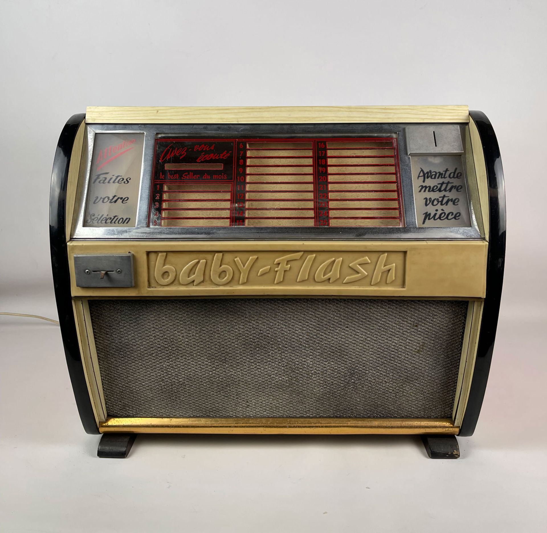 1956 VOG Baby Flash Jukebox - Image 3 of 14