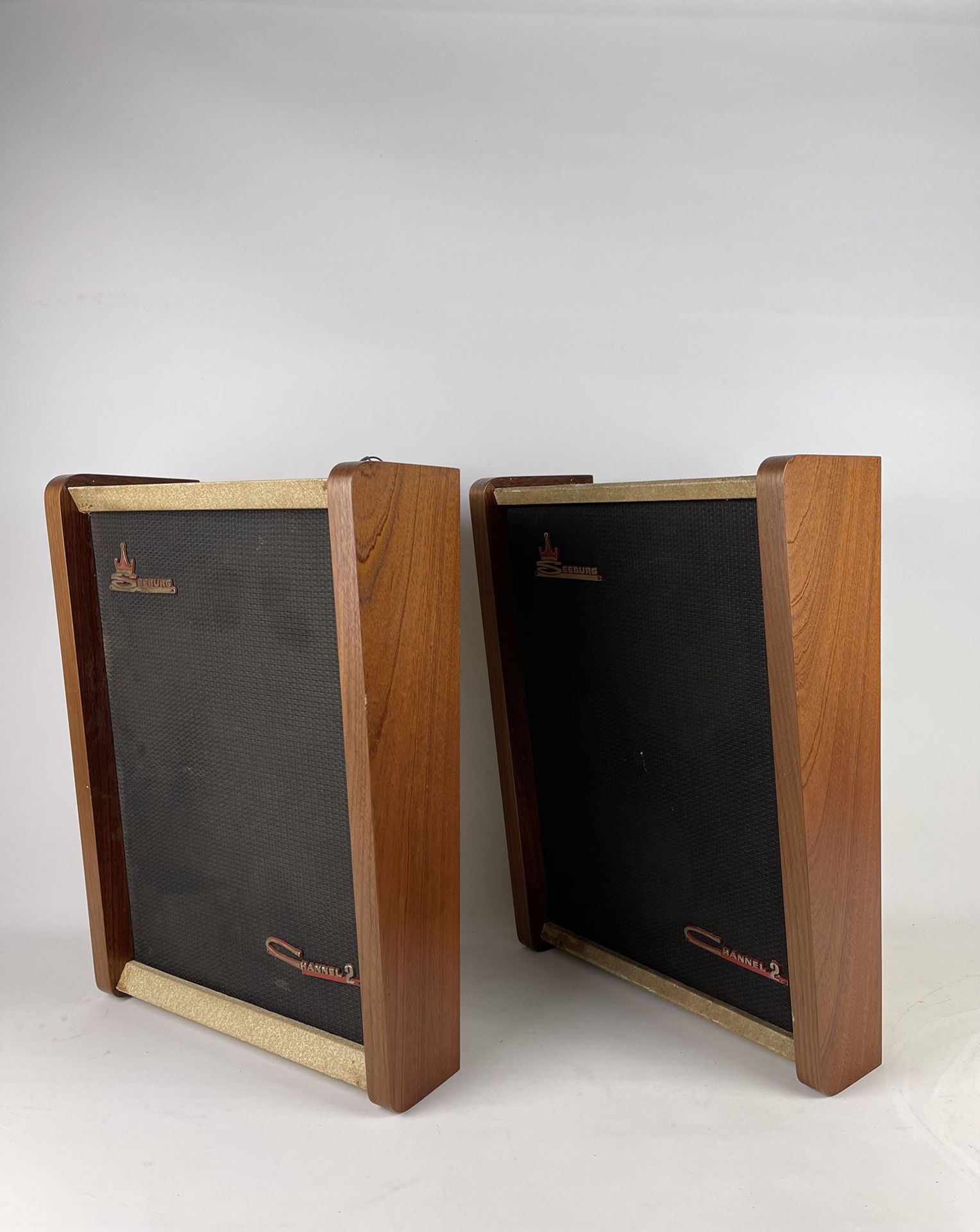 1960s Seeburg Channel 2 Jukebox Corner Speakers - Image 7 of 9