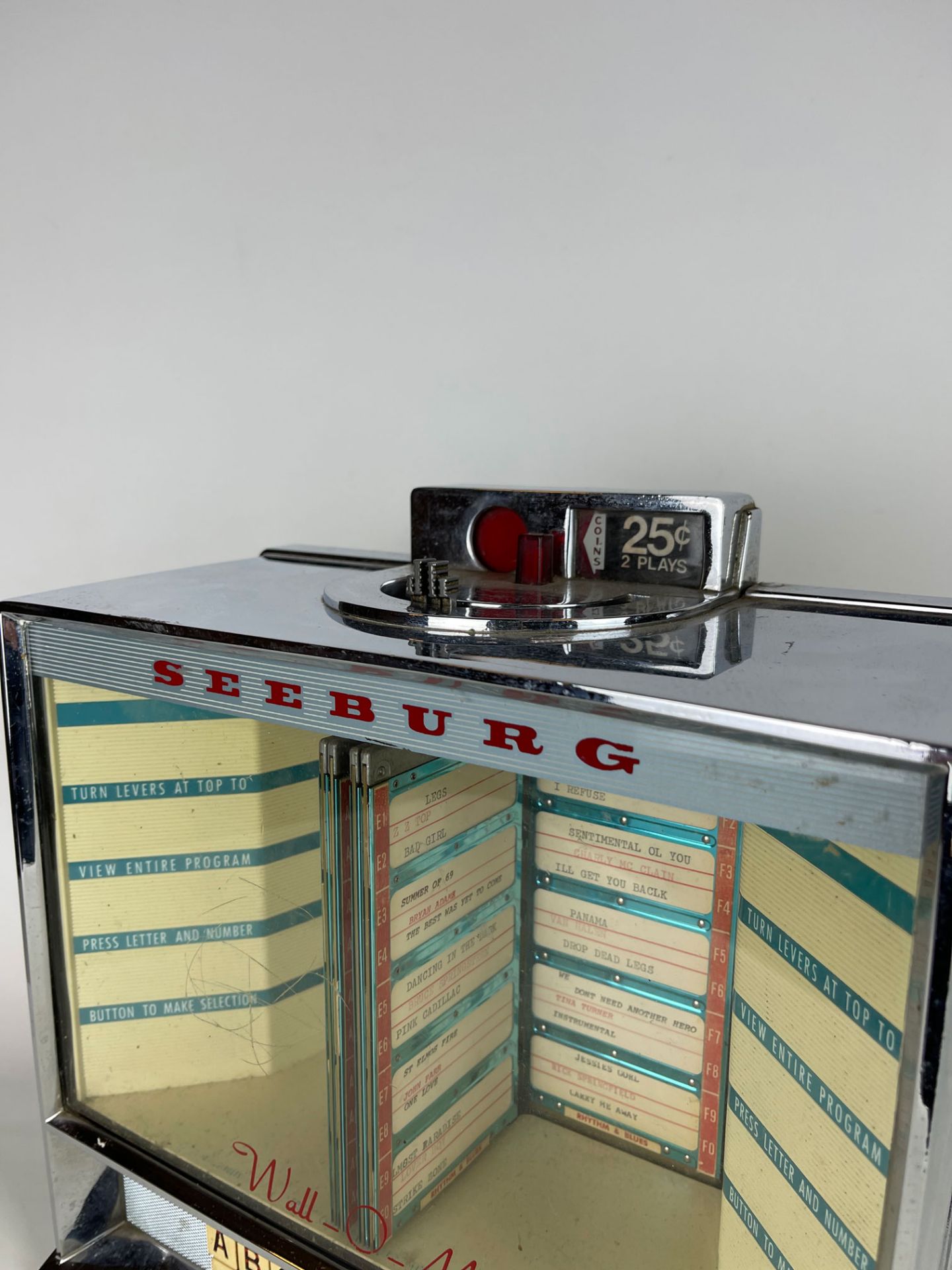 1960-1967 Seeburg Wallbox Model 3W100 - Image 9 of 9