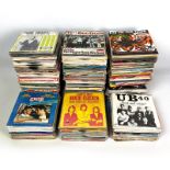 Large Collection of 585 Various 45 RPM Vinyl Records