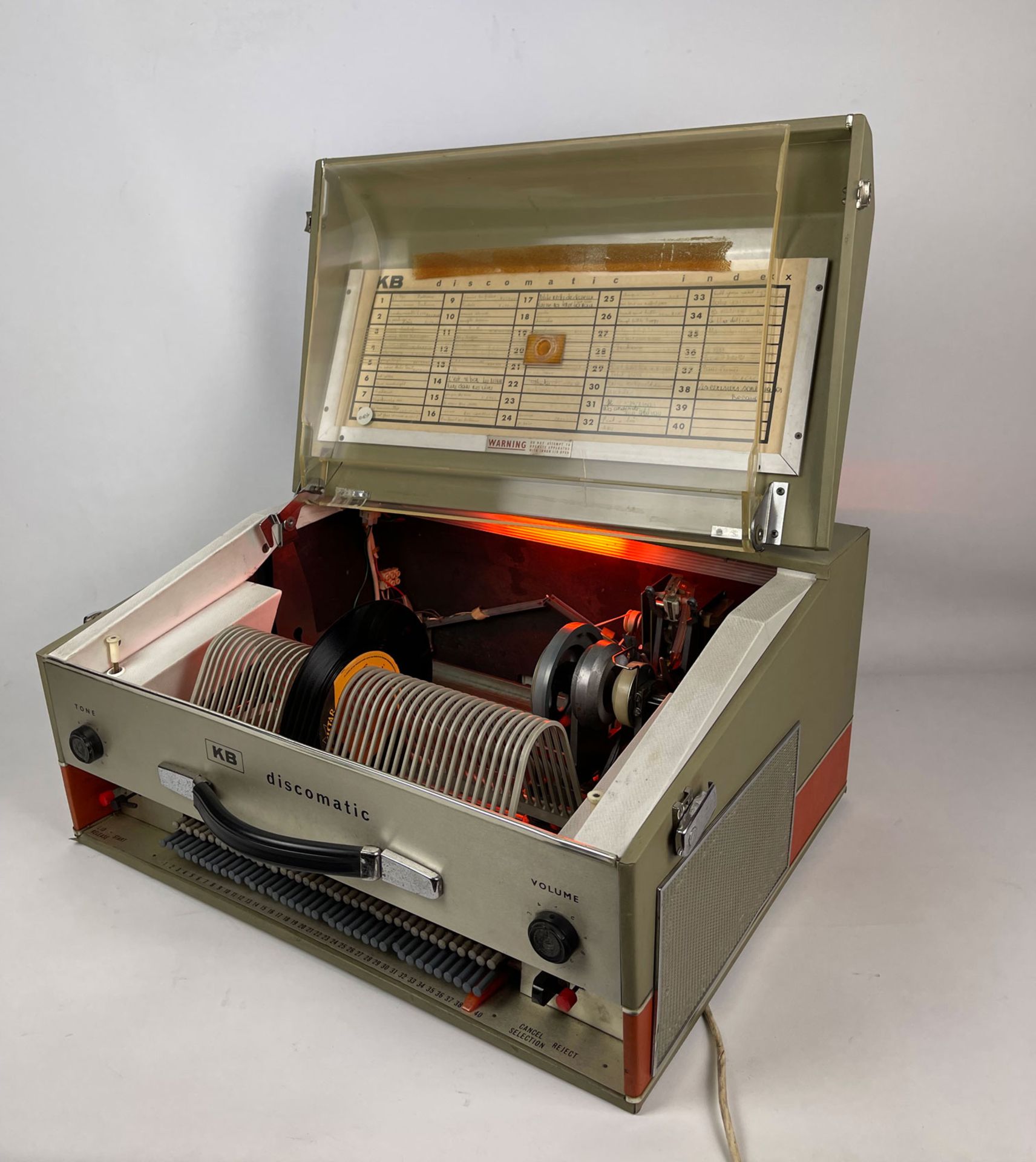 1965 Kolster-Brandes KB Discomatic Portable Jukebox - Image 2 of 11