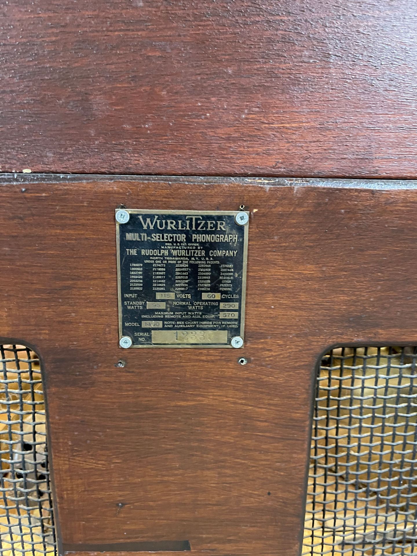 1951-1952 Wurlitzer 1400 Jukebox - Image 12 of 16