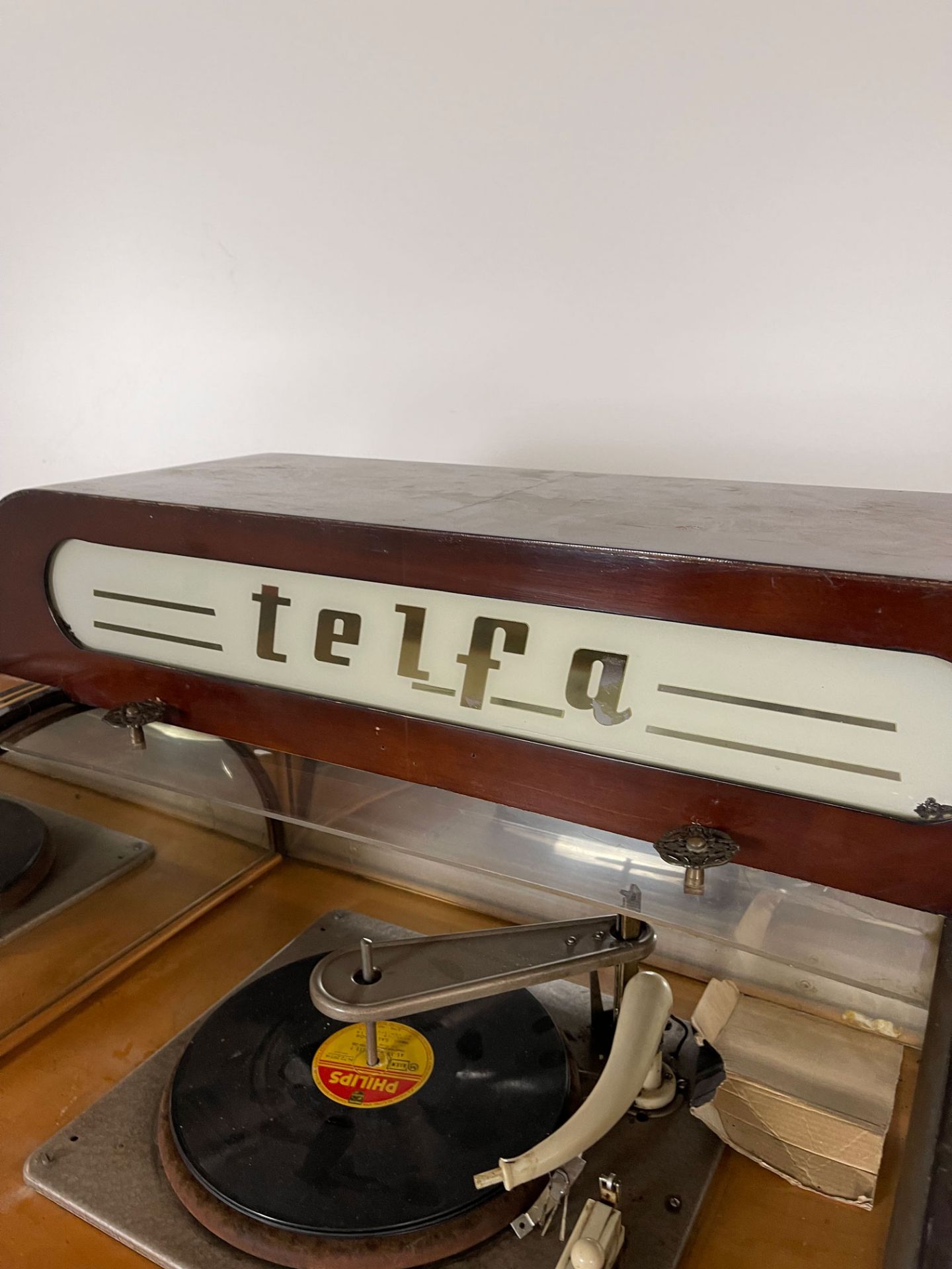 1954 Telfa Belgian Magic Music F.S. Coin-Op Radio & Record Player - Bild 10 aus 13