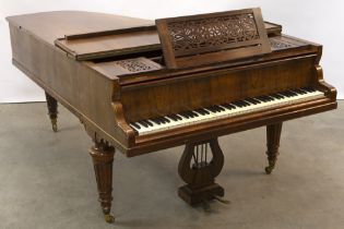 antique French "Erard Paris" marked grand piano in rose-wood with serial number 67019 || ERARD -