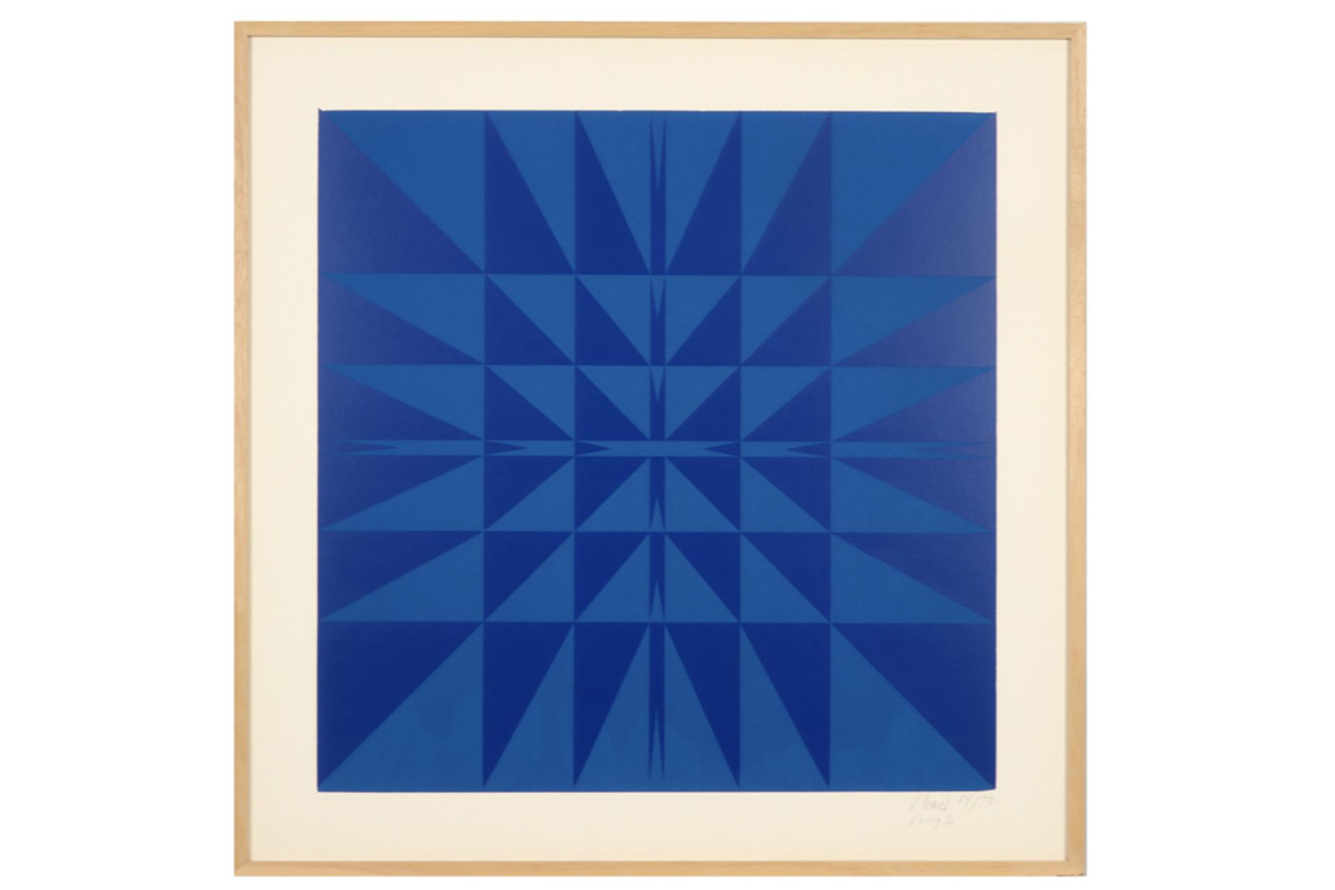 20th Cent. Belgian screenprint - signed Victor Noël and dated XII-1971 || NOEL VICTOR (1916 -
