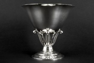 Johan Rohde monogrammed 17B design bowl in Georg Jensen marked silver || JOHAN ROHDE (1856 - 1935)