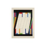Guy Vandenbranden signed abstract serigraphy in colors dated (19)90 || VANDENBRANDEN GUY (1926 -