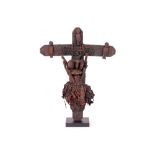 African Tog Voodoo "crucifix" altar sculpture from the Fon || AFRIKA / TOGO (rond Benin) Voodoo
