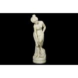 antique sculpture in Carrara marble - signed 'Musetti after Christophe Gabriel Allegrain' || MUSETTI