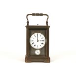 antique travel clock || Antieke reisklok - hoogte : 16 cm