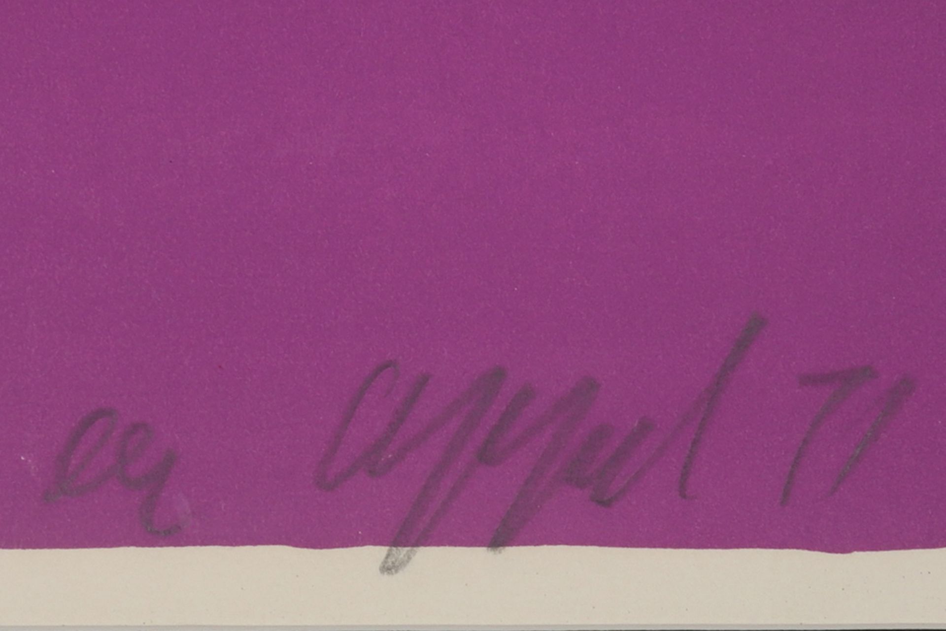 Karel Appel signed lithograph printed in colors - dated (19)71 || APPEL KAREL (1921 - 2006) - Image 2 of 3