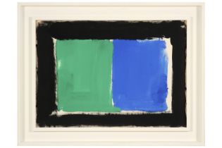 Bram Bogart signed gouache with a typical abstract composition - dated 1966 || BOGART BRAM (1921 -