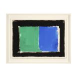 Bram Bogart signed gouache with a typical abstract composition - dated 1966 || BOGART BRAM (1921 -