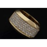 Swedish Armas signed ring in pink gold (18 carat) with at least 1,50 carat of very high quality