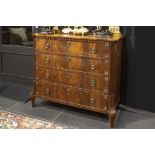 18th Cent. Louis XVI style chest of drawers in mahogany || Achttiende eeuwse Lodewijk XVI-commode in