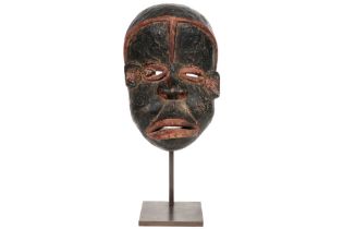 quite rare African Nigeria "Ibibio Idiok Ekpo" mask in wood collected around 1960 || AFRIKA /