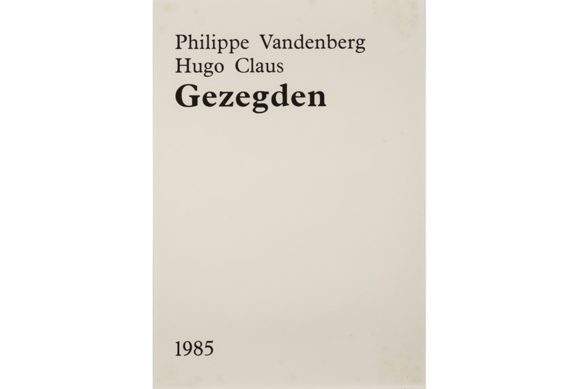 rare portfolio dd 1985 with six Philippe Vandenberg signed and numbered lithographs, each with - Image 9 of 9