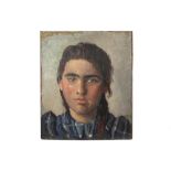 19th/20th Cent. Slovenian oil on board (on board) - attributed to Ivana Kobilca || KOBILCA IVANA (