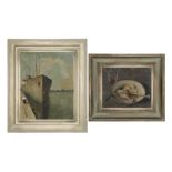 two 20th Cent. Belgian oil on panel - signed Vic Dooms || DOOMS VIC(TOR) (1912 - 1993) lot van