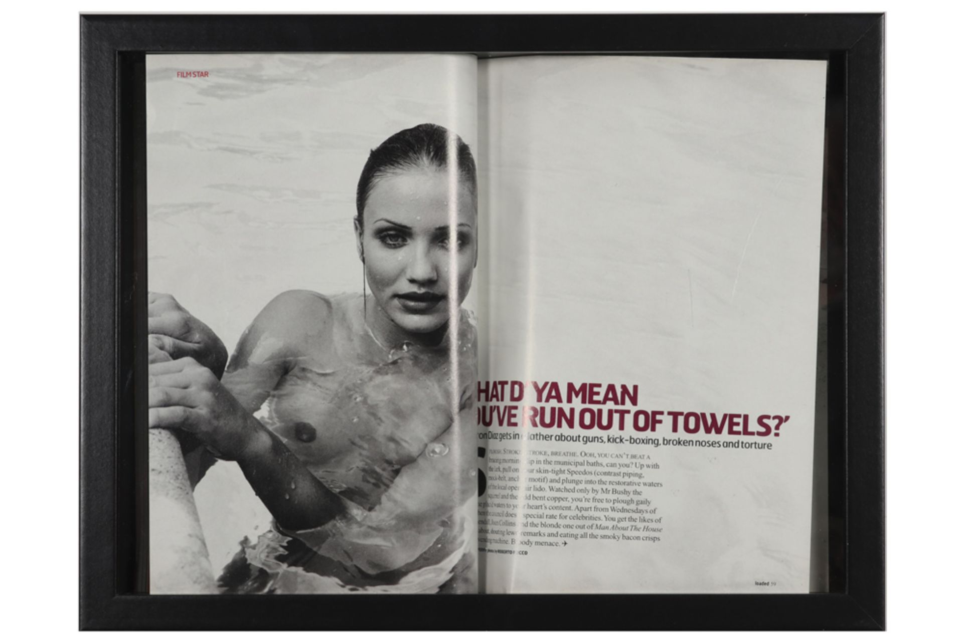 Roberto Rocco photograph of "Cameron Diaz topless" made dd February 1999 for "Loaded" - with - Bild 4 aus 4