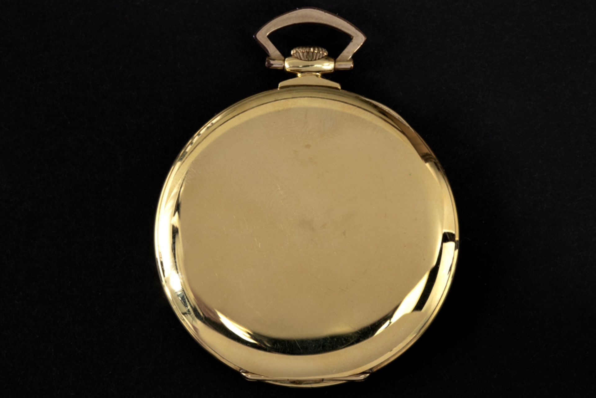 Chronomètre marked pocket watch with its case in yellow gold (18 carat) || CHRONOMETRE zakhorloge - Image 2 of 4