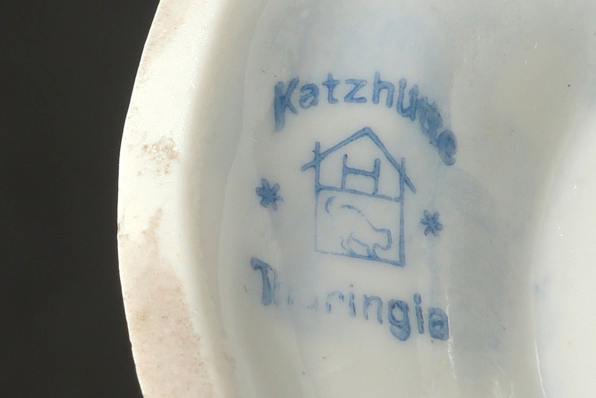 Katzhutte marked Art Deco figure in porcelain || KATZHUTTE Art Deco-bibelot in porselein : " - Image 6 of 6